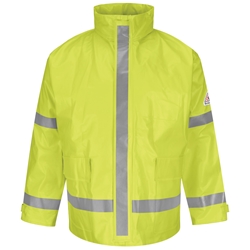 Bulwark Flame Resistant 13oz Hi-Visibility Rain Jacket 