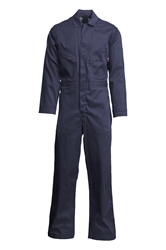 Lapco 7oz Flame Resistant Navy Deluxe Coverall 