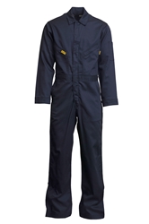 Lapco Mens 6oz Flame Resistant Navy Deluxe Coverall 
