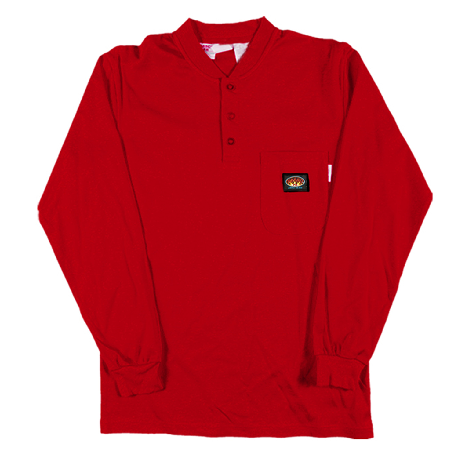 Rasco Fire Retardant Red Henley T-Shirt [Rasco]