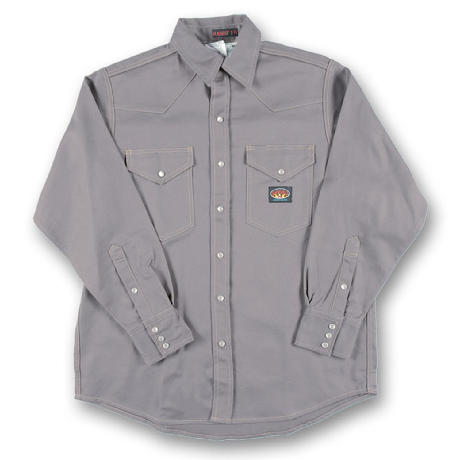 Rasco Gray FR Lightweight Work Shirt [Rasco]