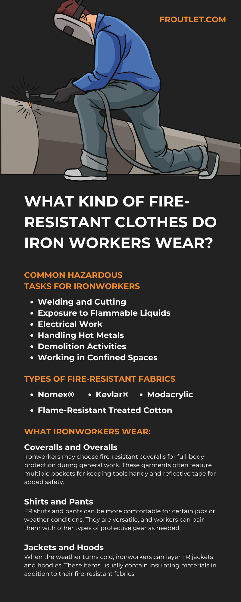 What Kind of Fire-Resistant Clothes Do Iron Workers Wear?
