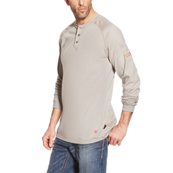 Ariat Flame Resistant Silver Fox Henley 
