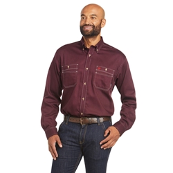 Ariat Flame Resistant Malbec Vented Work Shirt 