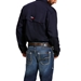 Ariat Flame Resistant Navy Solid Vent Work Shirt - 10019062