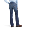 Ariat Women's FR Blue Quartz Mid Rise Durastretch Basic Boot Cut Jean 