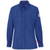 Bulwark FR Women's iQ Series Lightweight Comfort Woven Shirt | Royal flame, fire, resistant, frc, retardant, long sleeve, button down, ladies, women