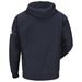 Bulwark Navy Flame Resistant Zip-Front Hooded Sweatshirt