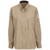Bulwark FR iQ Series Women's Lightweight Comfort Woven Shirt | Khaki 