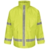 Bulwark Flame Resistant 13oz Hi-Visibility Rain Jacket 