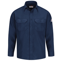 Bulwark Flame Resistant 4.5 oz Nomex Uniform Shirt | Navy 