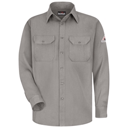 Bulwark Flame Resistant 5.8 oz Uniform Shirt | Grey 