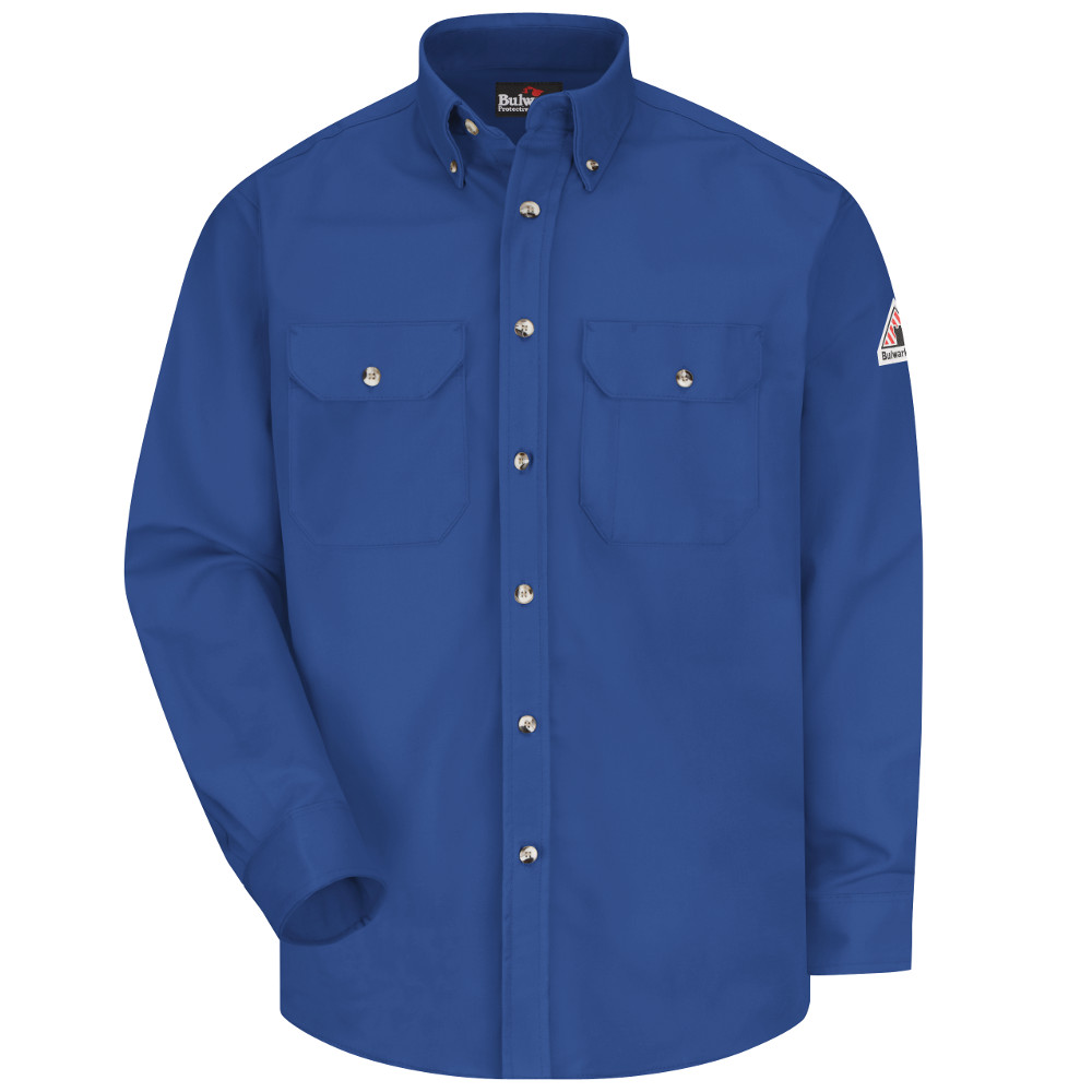 fr dress shirts Flame Resistant Shirt 88% C /12% N 7 oz 2XL / Dark Grey vis vest NKE FR Black Eagle Crest
