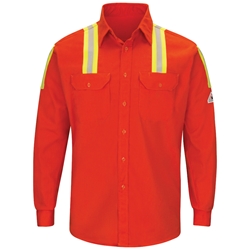 Bulwark Flame Resistant 7 oz Enhanced Vis Uniform Shirt 