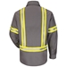 Bulwark Flame Resistant Enhanced Visibility 7 oz. Uniform Shirt | Gray - SLDTGY