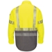 Bulwark Flame Resistant Hi-Visibility Color Block Uniform Shirt - SLB4HG