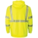 Bulwark Flame Resistant Hi-Visibility Pullover Hooded Fleece Sweatshirt - SMH4HV