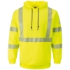 Bulwark Flame Resistant Hi-Visibility Pullover Hooded Fleece Sweatshirt 