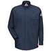 Bulwark Flame Resistant IQ Series Comfort Woven Patch Pocket Shirt | Dark Blue - QS32DB