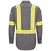 Bulwark Flame Resistant IQ Series Endurance Enhanced Visibility Work Shirt | Grey - QS40GE