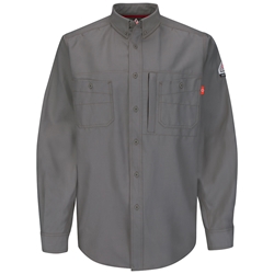 Bulwark Flame Resistant IQ Series Endurance Uniform Shirt | Grey 