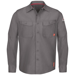 Bulwark Flame Resistant IQ Series Endurance Work Shirt | Grey 