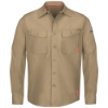 Bulwark Flame Resistant IQ Series Endurance Work Shirt | Khaki 