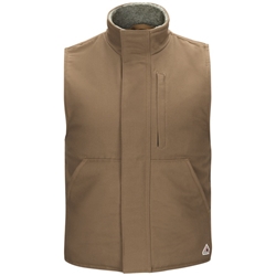 Bulwark Flame Resistant Sherpa Lined Vest | Brown Duck 