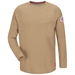 Bulwark Flame Resistant iQ Series Long Sleeve T-Shirt | Khaki - QT32KH