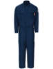 Bulwark Men's FR iQ Series Lightweight Mobility Coverall | Navy flame, resistant, retardant, arc, flash, fire, comfort, nomex, light, premium