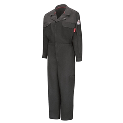 Bulwark Womens Flame Resistant IQ Mobility Coverall | Dark Grey 