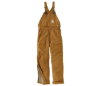 Carhartt FR Duck Bib Overall - Quilt Lined | Carhartt Brown 