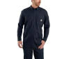 Carhartt FR Force Original-Fit Lightweight Long-Sleeve Button Front Shirt | Navy 
