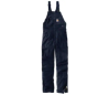 Carhartt FR Quick Duck Bib Overall- Quilt Lined | Dark Navy 
