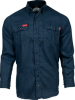 Lapco 5 oz FR Tecasafe® One Inherent Modern Uniform Shirt | Denim Navy 