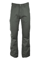 Lapco 8.5 oz FR Canvas Pant | Moss Green_DISCONTINUED flame, resistant, retardant, basket, weave, jean