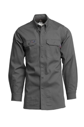 Lapco Flame Resistant 7 oz. Gray Uniform Shirt 