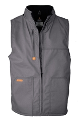 Lapco FR 9oz Fleece-Lined Vest with Windshield Technology | Gray 