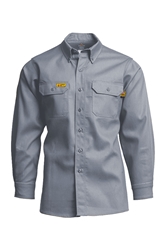 Lapco Flame Resistant 6oz Grey Uniform Shirt 