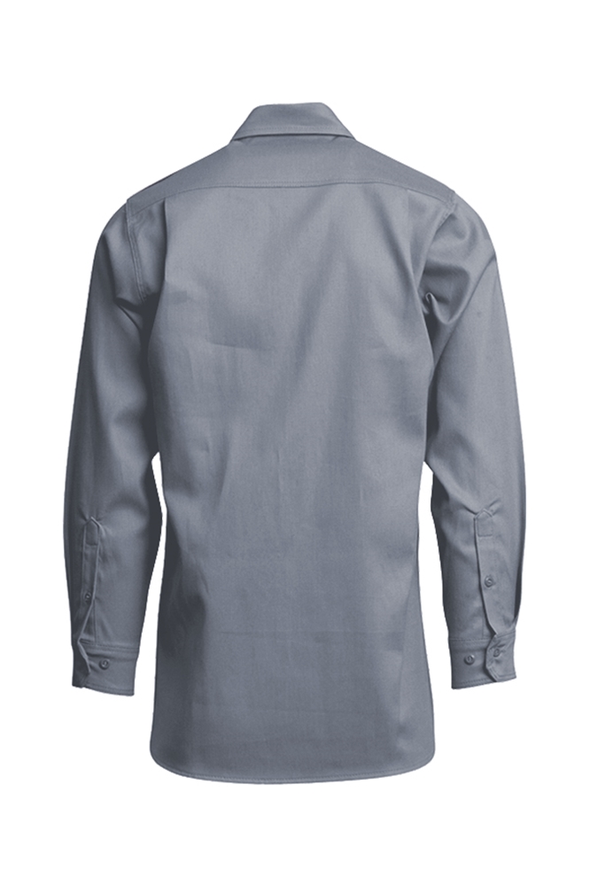 Lapco Flame Resistant 6oz Grey Uniform Shirt | GOS6GY