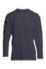 Lapco Flame Resistant 6oz Navy Pocket T-Shirt 