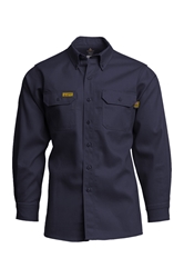 Lapco Flame Resistant 6oz Navy Uniform Shirt  