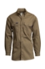Lapco Flame Resistant 7 oz. Khaki Uniform Shirt 