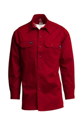 Lapco Flame Resistant 7 oz. Red Uniform Shirt 
