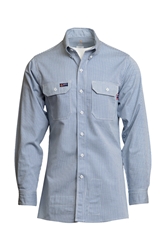 Lapco Flame Resistant 7 oz. Striped Uniform Shirt 