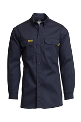 Lapco Flame Resistant 7oz Navy Uniform Shirt 