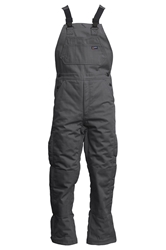 Lapco Flame Resistant 9oz Insulated Bib Overall | Grey 