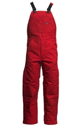 Lapco Flame Resistant 9oz Insulated Bib Overall | Red 