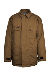 Lapco Flame Resistant 9oz Insulated Chore Coat | Brown 