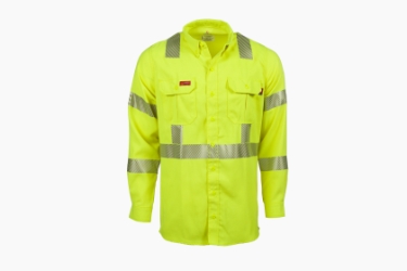 Lapco Flame Resistant Class 3 Hi-Viz Modern Uniform Shirt 